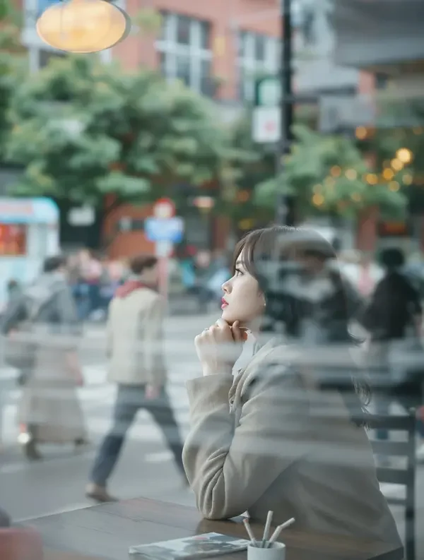三级片 窗内的咖啡与窗外的你 韩国爱情剧 剧情海报