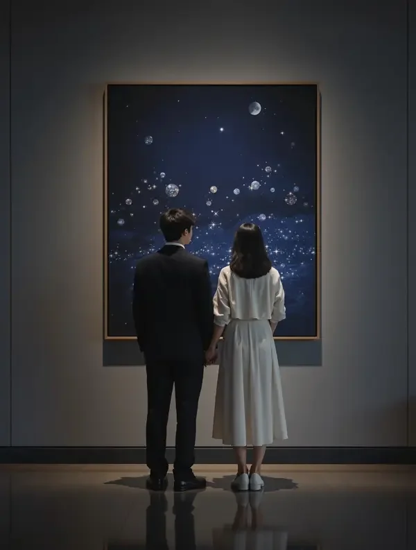 三级片 美术馆里的并肩 韩国爱情剧 剧情海报