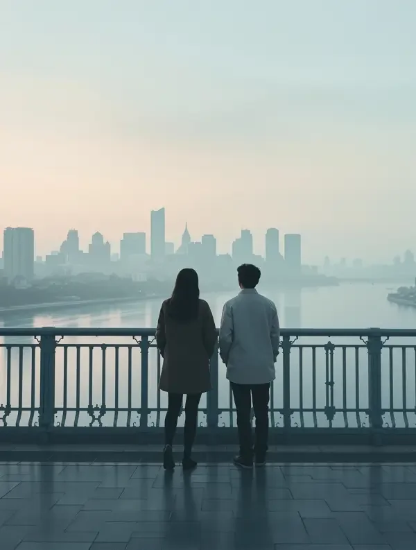 三级片 汉江桥上的清晨 韩国爱情剧 剧情海报